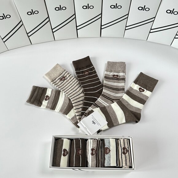 Alo Mid-Calf Socks - Picture 7 of 9